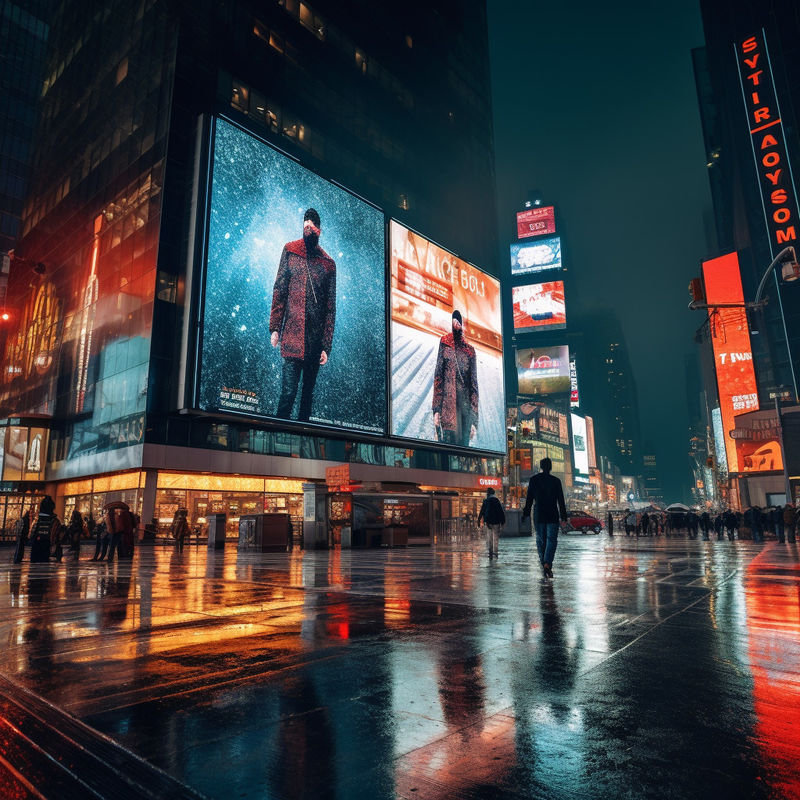 Fixed Full Color Outdoor Advertising LED Display 4mm Pixel Pitch