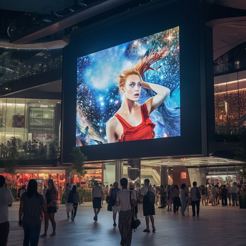 ODM Outdoor LED Advertising Screen Weatherproof P3 Shopping Mall LED Display