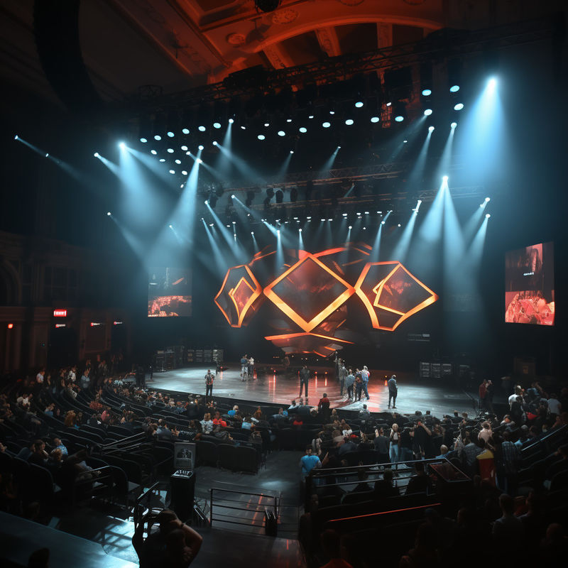 Versatile Stage LED Screen Rental For Concert High Brightness 5500nit