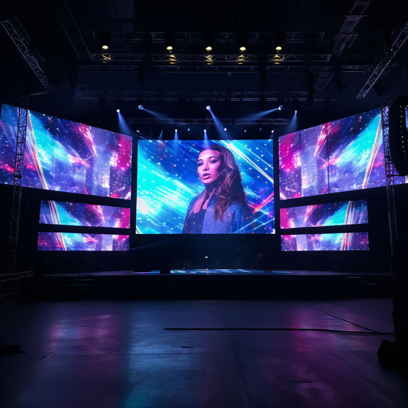 Indoor Stage LED Video Wall Rental Dynamic Visual Displays ROHS