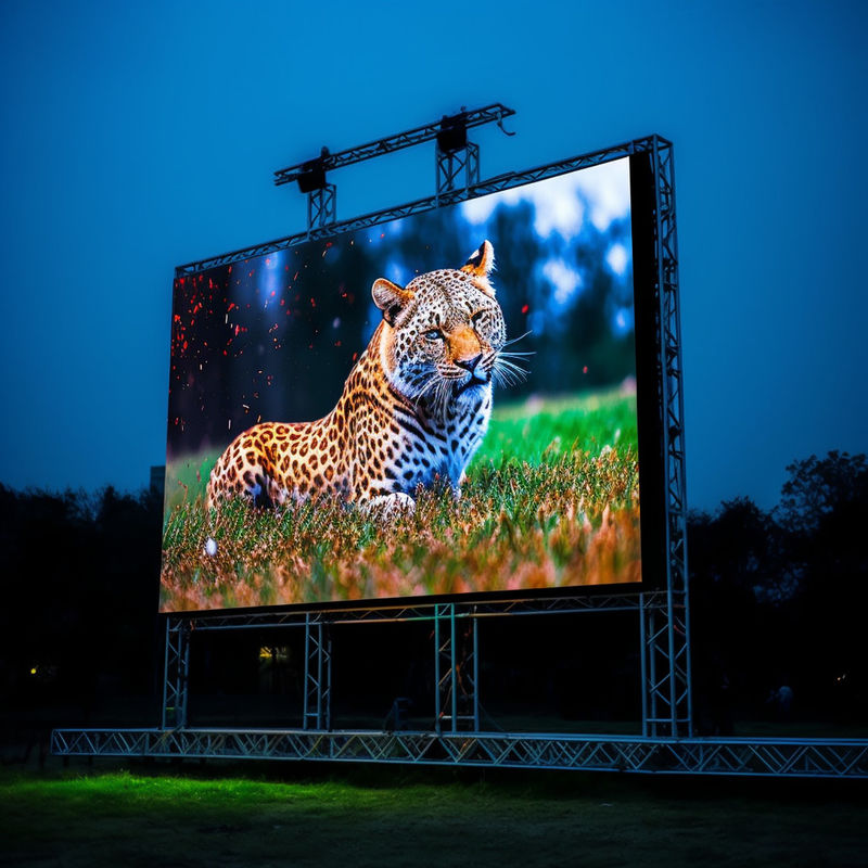 Outdoor P3 / P3.91 LED Video Wall Rental Display With High Color Depth