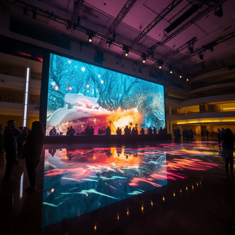 2.5mm 16.7M Colorful LED Stadium Display With 6500nits Brightness