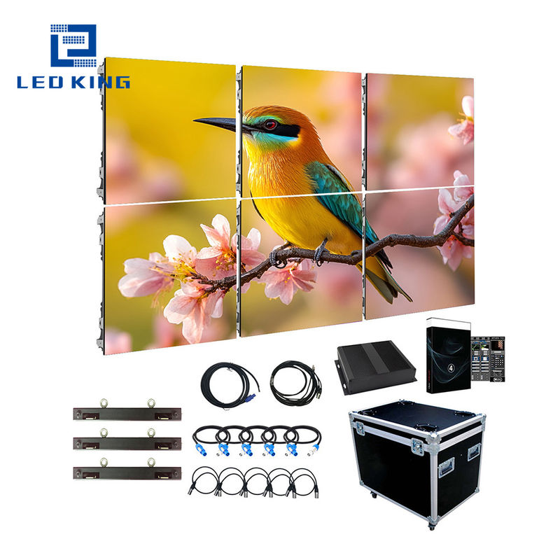 160° Wide Viewing Angle Bright LED Video Wall Screen Display For Exhibition And Event Rental