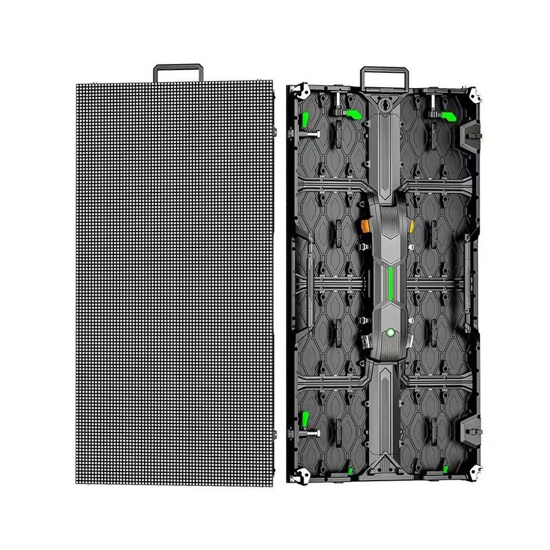 Outdoor LED Display Screen with 3840Hz Refresh Rate IP65 Waterproof Die-Cast Aluminum Cabinet for High Brightness Advertising