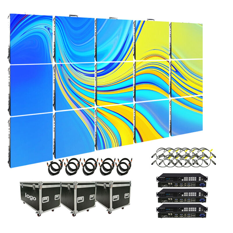 Outdoor LED Display Screen with 3840Hz Refresh Rate IP65 Waterproof and 100,000 Hours Life Span LED Video Wall