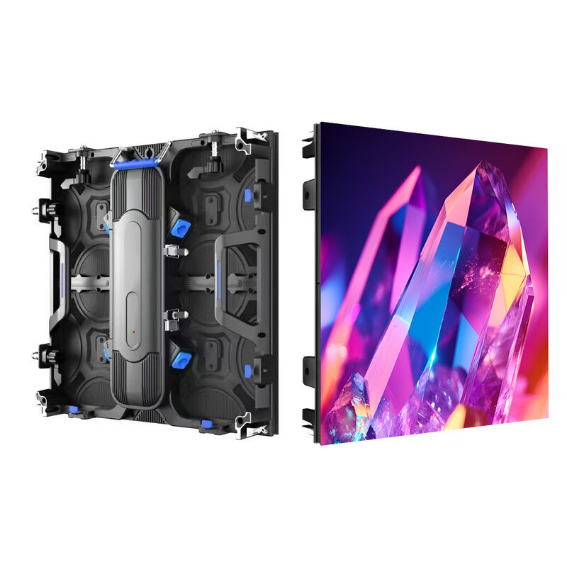 500x500mm Outdoor P4.81 LED Video Wall with IP65 Waterproof and 3840-7680Hz Refresh Rate for Rental Events