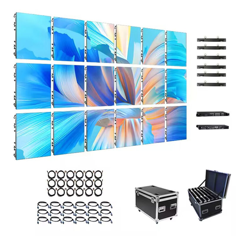 High Brightness 4500-5000 cd/m² IP65 Waterproof LED Video Wall with 3840-7680Hz Refresh Rate for Outdoor Rental Display