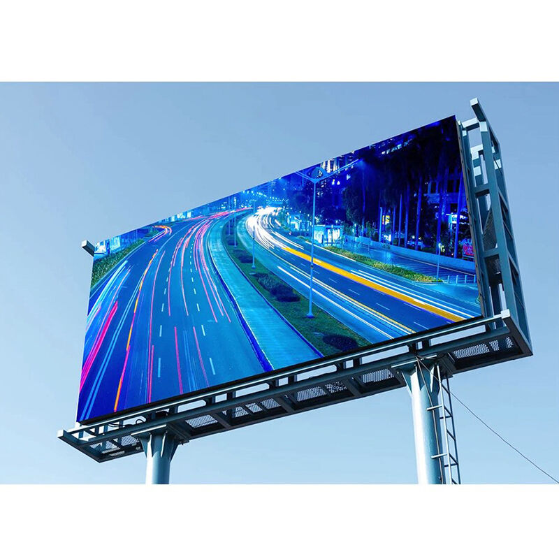 Outdoor LED Display P6 Pixel Pitch IP65 Waterproof 4500-5500cd/㎡ Brightness for Advertising and Commercial Use