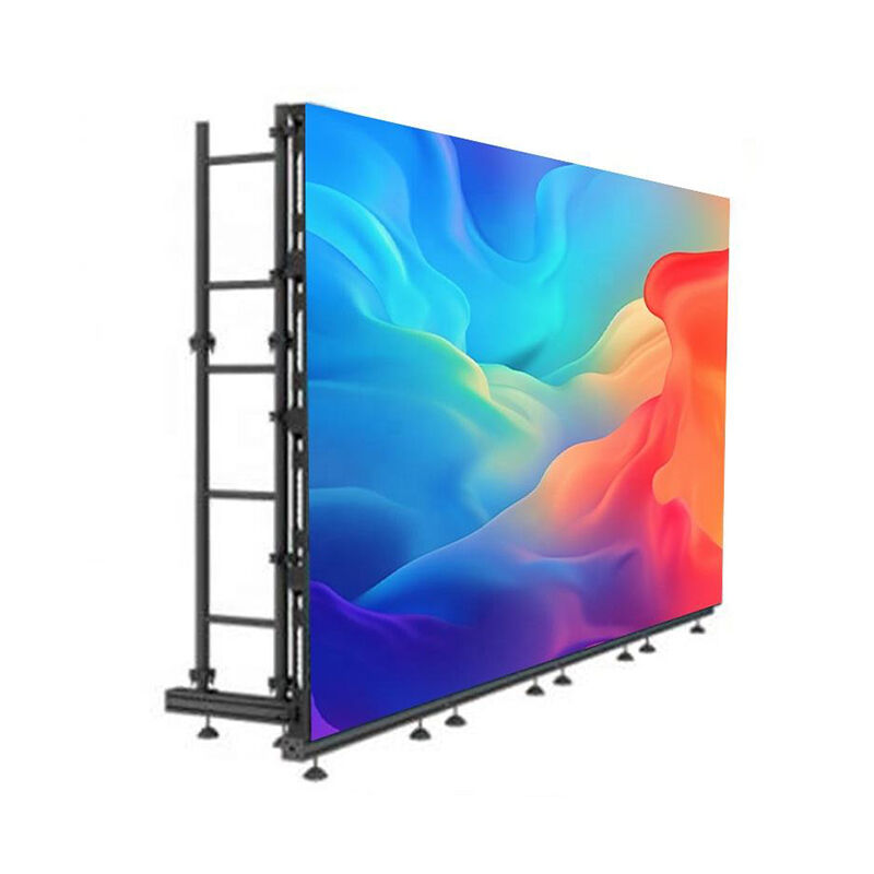 Outdoor LED Video Wall with P2.97mm Pixel Pitch IP65 Waterproof and 3840-7680Hz Refresh Rate for Rental Events