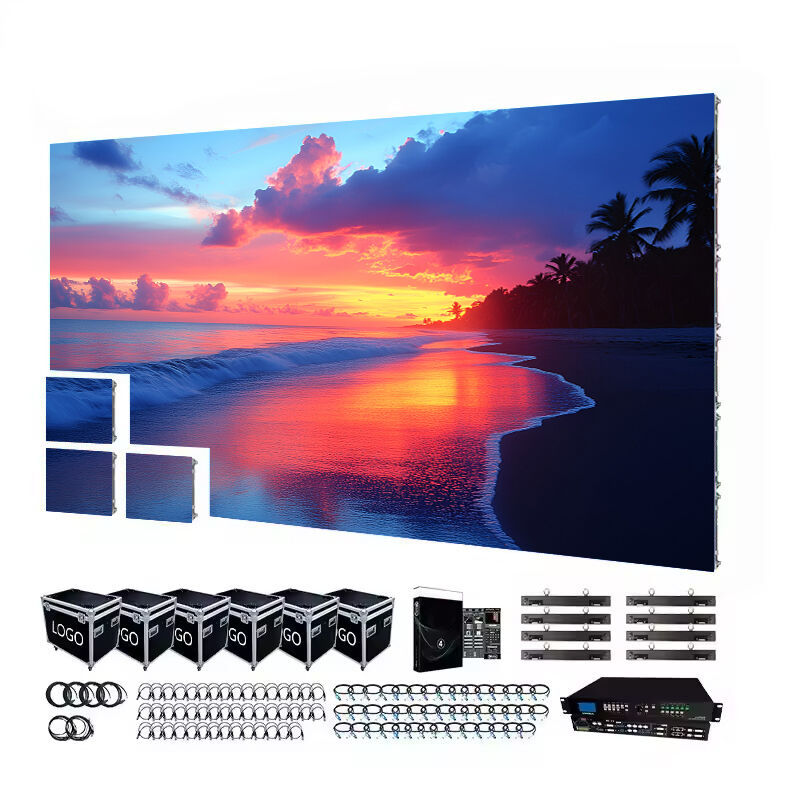 Outdoor LED Display Screen IP65 Waterproof with 3840Hz Refresh Rate and 100000 Hours Lifespan