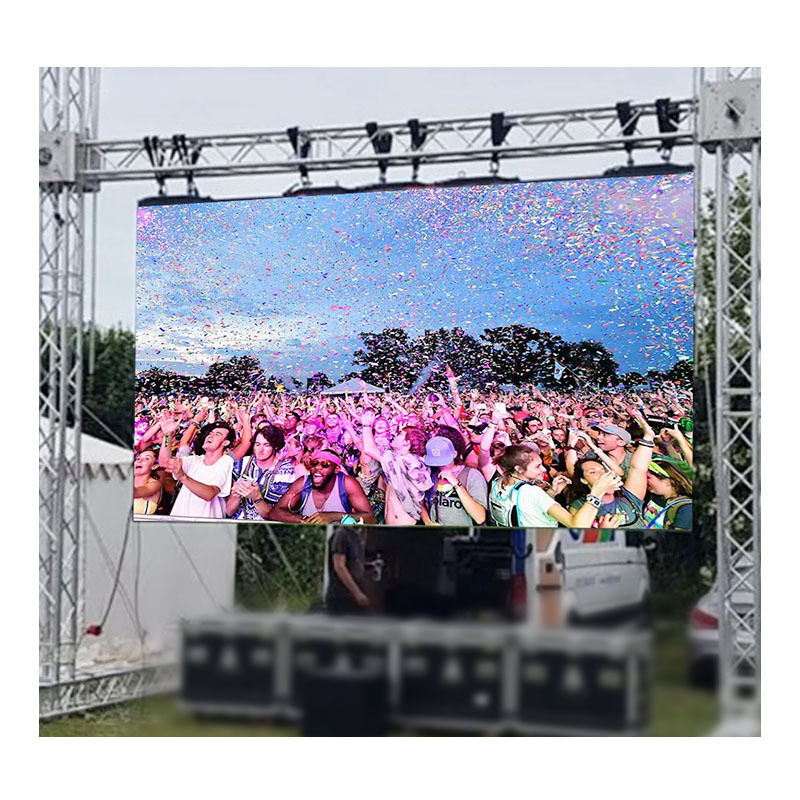 High Brightness P4.81MM Pixel Pitch IP65 Waterproof Outdoor LED Display Screen for Stage and Rental Use