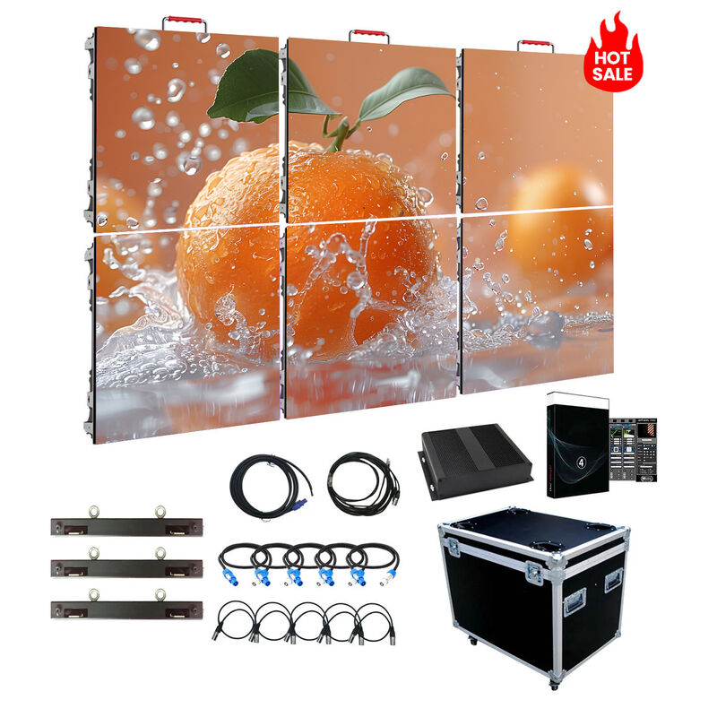 P2.97 Outdoor LED Display Screen with IP65 Waterproof and 3840-7680Hz Refresh Rate for High-Quality Video Wall