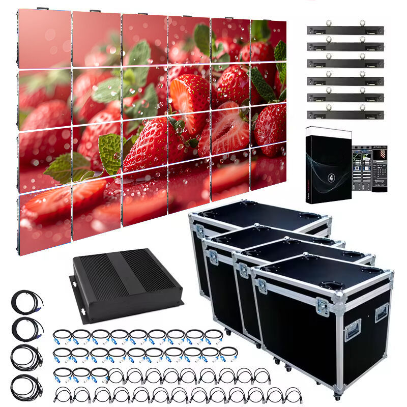 Hot Sale IP65 Waterproof 3840-7680Hz Refresh Rate Die-casting Aluminum Cabinet LED Video Wall for Outdoor Rental Events