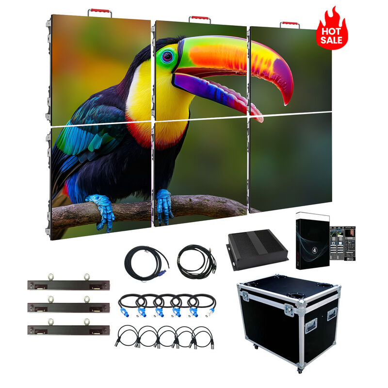 P3.076 Pixel Pitch Outdoor LED Display Screen with IP65 Waterproof and 4500-5500cd Brightness for High Visibility