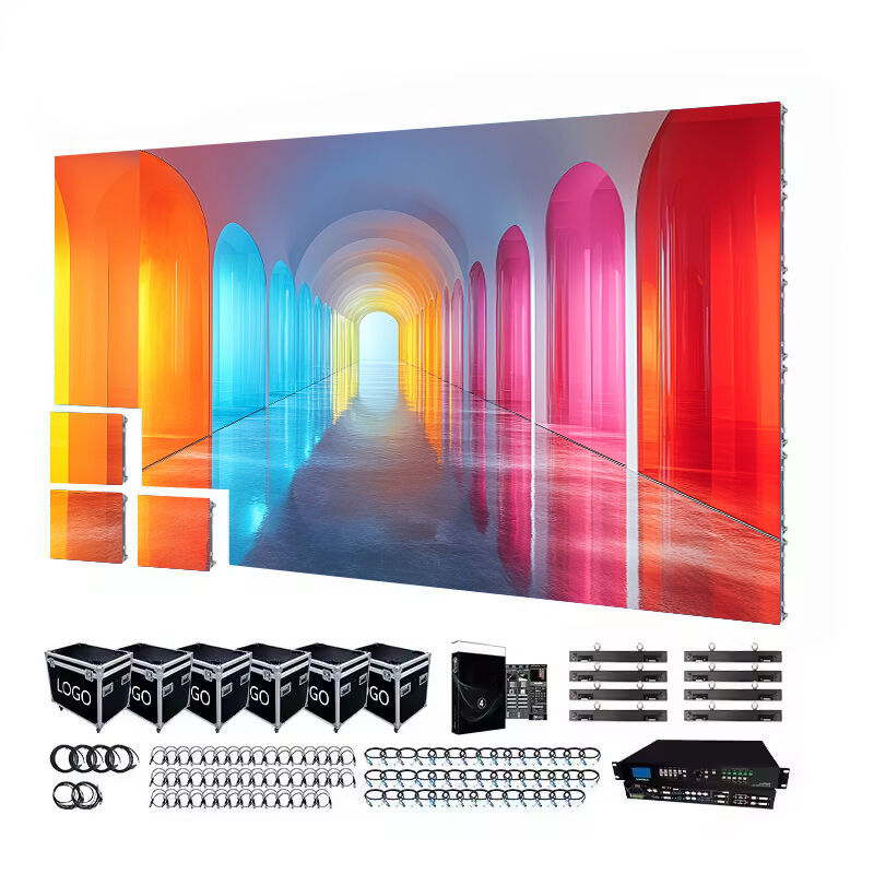 Outdoor LED Video Wall with IP65 Waterproof 4500-5500cd Brightness and 100000 Hours Life Span for Advertising