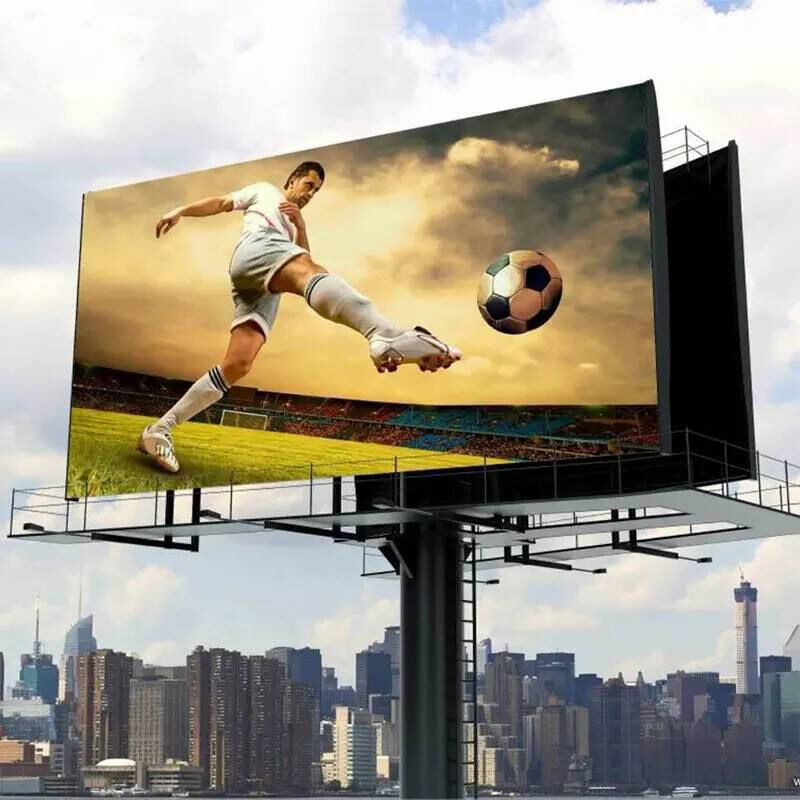 Outdoor LED Display Screen with IP65 Waterproof 5000-6000cd/㎡ Brightness and 960x960mm Cabinet Size for Advertising