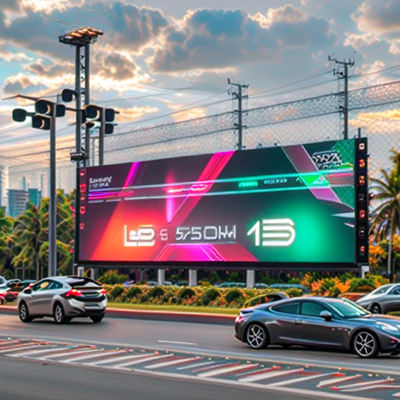 P8 Outdoor LED Advertising Screen Display Rental 3840 X 2160 Refresh Rate