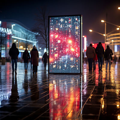 Customized P3.91 Outdoor LED Display Weatherproof Energy Saving LED Display