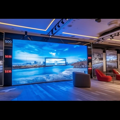 Seamless P3.91 Indoor Fixed LED Display Energy Saving 1500nits Brightness