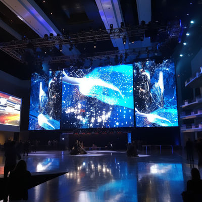 High Contrast LED Display Video Wall P5 / P6 Indoor Rental LED Display