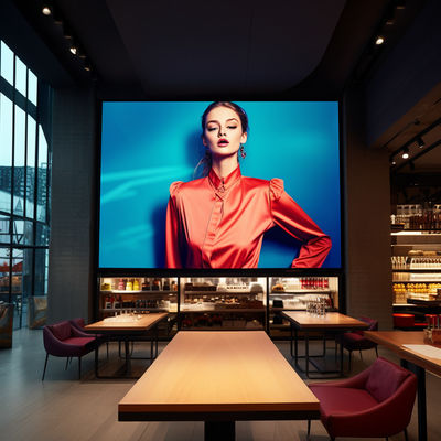 320*160mm Indoor LED Display with 1/64S Scan Rate and Die-casting Aluminum Cabinet