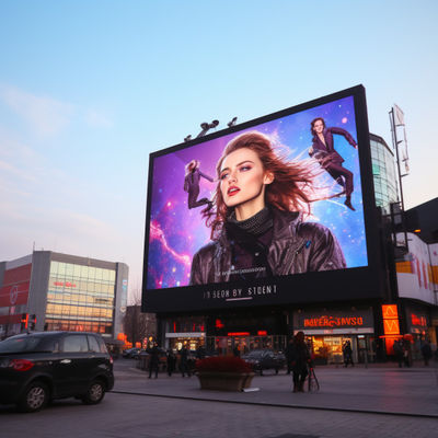 P4.81 Outdoor Waterproof LED Display Board , Bright View 140/120 Waterproof LED Screen