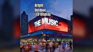 Bright Outdoor LED Screen 3000cd/m2 P4.81